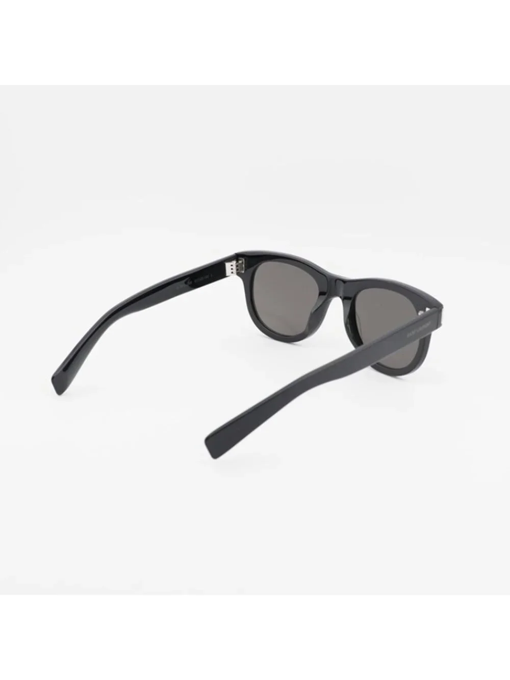Saint Laurent SL571 006 Sunglasses Black Square Frame, Black Lenses